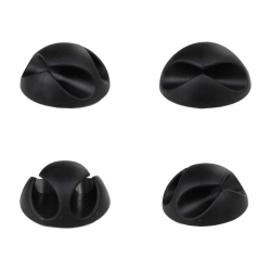 ANTHRODESK Dual Cable Clips - Wire Organizer / Cable Management System - High Quality 4 Pack