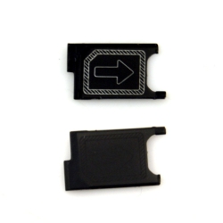ESOURCE PARTS Sony Xperia Z3 / Z3 Compact Nano Sim Card Tray Replacement Part - In Black