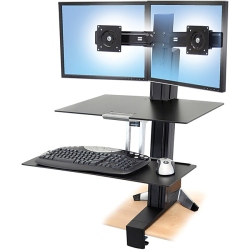 ERGOTRON Workfit-S Dual Monitor With Worksurface+ (33-349-200)