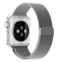 NAVOR Mesh Loop for Apple Watch Band Stainless Steel Magnetic Strap for Iwatch Ultra 2, 3 Se3 Series 11 10 9 8 7 6 5 4 3 2 1, Women Men 42MM 44Mm