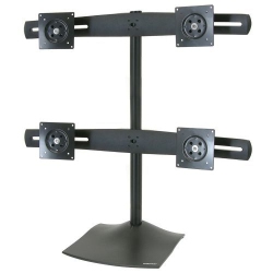 ERGOTRON Ds100 Quad-Monitor Desk Stand Monitor Mounts (33-324-200)