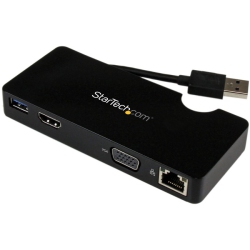 STARTECH Travel Docking Station for Laptops (USB3Smdockhv)