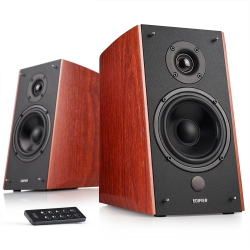EDIFIER R2000Db Powered Bluetooth Bookshelf Speakers - Optical Input - Wood