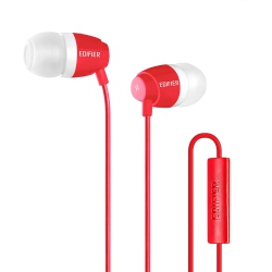 EDIFIER P210 In-Ear Headphone With Mic for Mobile Headset - In Red