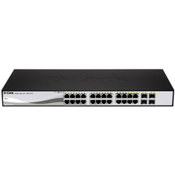 D-LINK 28 Port Poe Gigabit Smart Switch Including 4 Combo