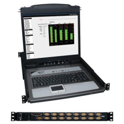 TRIPP LITE 16 Port Kvm Switch 19" Lcd