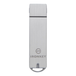 KINGSTON TECHNOLOGY - Ironkey S1000 Basic Encrypted USB Flash Drive, USB 3.0, 128GB Capacity
