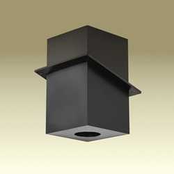COPPERFIELD M G Duravent 6Dp-Cs24 6 Inch Dura-Vent Dura/plus Cathedral Ceiling Support Galvalume Painted Trim Collar Included In Black