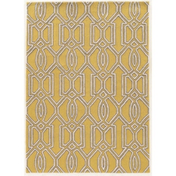 LINON HOME DECOR Linon Rugta55757 5 X 7 Ft. Trio Hand Tufted Area Rug - In Yellow