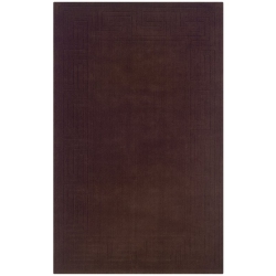 LINON HOME DECOR Linon Rug-Nc62258 5 X 8 Ft. Classic Flat Woven Indoor Area Rug - French Roast