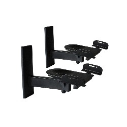 BOOST INDUSTRIES Wb-1134 Ultra Grip Clamping Speaker Wall Brackets (1 Pair Black)