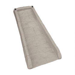 SUNCAST Sb24 Decorative Rain Gutter Downspout Garden Splash Block, Light Taupe