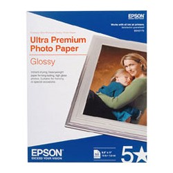 EPSON Glossy Photo Paper - 8.5 In X 11 In - 50 Sheet- S