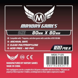 MAYDAY GAMES 7125 Medium Square Card Sleeves 80X80 - 100