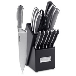CUISINART CUTLERY C77Ss-15P 15 Piece Stainless Steel Knife Block Set