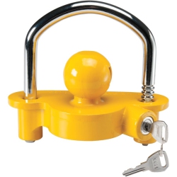 REESE TOWPOWER Cequent Products & Chrome Universal Coupler Lock 72783 In Yellow
