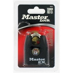MASTER LOCK 1-.50In. Ex Series Shrouded Padlock 3Dex
