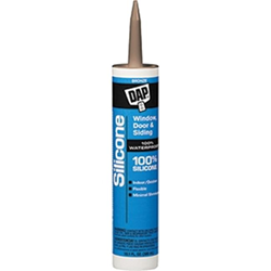DAP 8647 9.8 OZ. 100 Percentage Bronze Silicone Sealant Pack Of 12