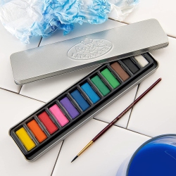 ROYAL BRUSH Rset2610 Watercolor Painting Set With Tin