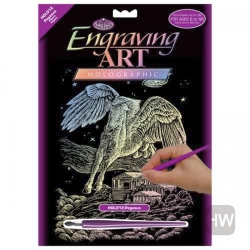 ROYAL & Langnickel Holo12 Engraving Art Set Holographic Foil Pegasus