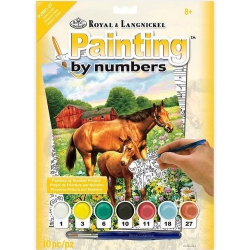 CASTLE TOYS Royal & Langnickel Pjs81 8.75 X 11.38 In. Junior Small Set Horses In Field