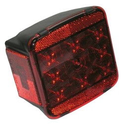 PETERSON MFG. Led Stop Turn & Tail Light With License Light V840L