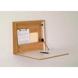 WOODEN MALLET Foldinaway Wall Desk In Oak