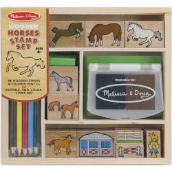MELISSA & DOUG Melissa Doug 2410 Horses Stamp Set