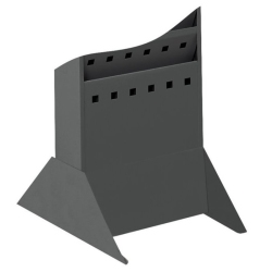 SAFCO Steel Magazine Rack Base In In Black