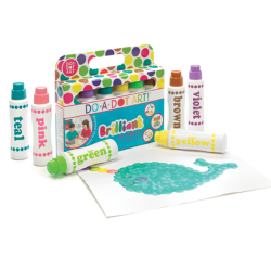 DO A DOT ART Do-A-Dot Art Dad103 Do-A-Dot Art Washable Markers Brilliant - 6 Pack