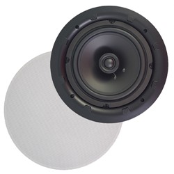 AMX As-32 Frameless In-Ceiling Speakers 6.5" 2-Way 60 Watts 8 Ohms Sold As A Pair In White