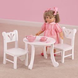 KIDKRAFT Lil Doll Table And Chair Set