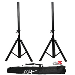 PROX T-Ss18P Speaker Stand Set W/ Carrying Case