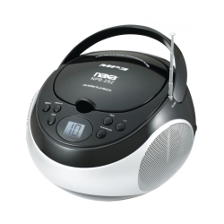 NAXA ELECTRONICS Naxa Npb-252Blk Portable Mp3-CD Player With Am-Fm Stereo Radio- In Black