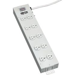 TRIPP LITE Power Strip 120V 5-15R 10 Outlet Metal 15' Cord 5-15P