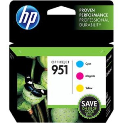 HP Hewlett-Packard Hewcr314Fn Br Officejet Pro 8600 - 1- Number 951 Tri Color Valu Pack