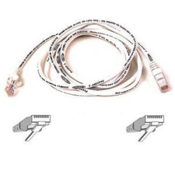 350MHz CAT5e Crossover Red Patch Cord QVS CC712EX-05RD 5 ft
