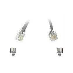 CABLES TO GO 09591 14Ft Rj11 6P4C Modular Cable Straight