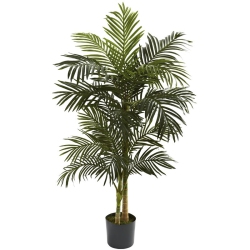 NEARLY NATURAL 5' Golden Cane Palm Tree