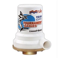 RULE Tournament Series Bronze Base 1600 Gph Livewell Pump - 209B