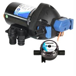 JABSCO Par-Max Shower Drain/general Purpose Pump - 3.5Gpm-25Psi-12Vdc - W/strainer