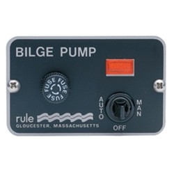 RULE 42 Deluxe 3 - Way Panel Lighted Switch for Auto Float