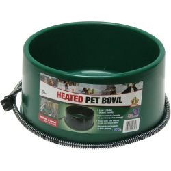 FARM INNOVATORS Single Heated Pet Food Bowl - 1.5 Gal
