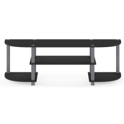FURINNO Turn-S-Tube Wide Tv Entertainment Center & Grey - 15.9 X 47.25 X 13.4 In Black