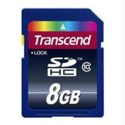 TRANSCEND INFORMATIO Transcend Ts8Gsdhc10 8GB Sdhc Class 10 Secure Digital Memory Card