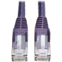 TRIPP LITE Tripplite N201-125-Pu Patch Cable Gigabit Snagless Molded Cat6 Rj45 M-M 125Ft In Purple