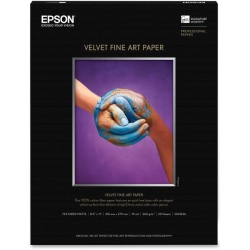 EPSON America S041636 Velvet Fine Art Paper 8.5 Inch X 11 Inch