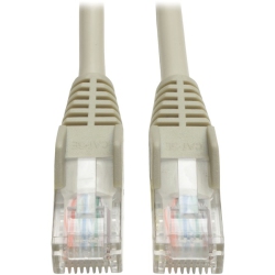 TRIPP LITE Cat. 5E Utp Patch Cable 15Ft 1 X Rj-45 1 X Rj-45 Patch Cable Snagless Molded Booted N001-015-Gy In Gray