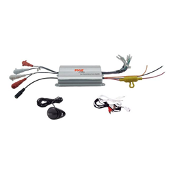 PYLE Plmrmp3A 4 Channel Waterproof Mp3- Ipod Marine Power Amplifier