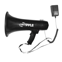 PYLEPRO Pmp43In 40 Watts Professional Megaphone - Bullhorn With Siren And 3.5MM Aux-In for Digital Music-Ipod
